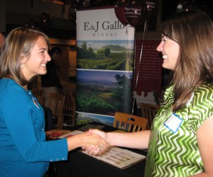 Meeting employers at the Career Fair