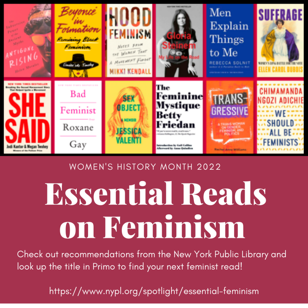 (Image) Celebrating Women’s History Month: Essential Reads on Feminism