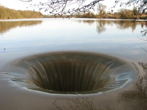 The Bellmouth Spillway mitigates over flooding. It looks so cool.