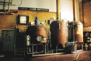 Boilers at the Samuel Adams brewery. This is where all the magic happens...just under 