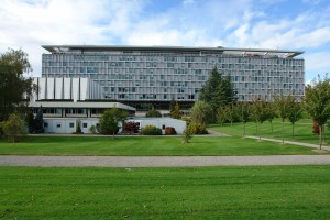 World Health Organization Headquarters in Geneva. Wikipedia.