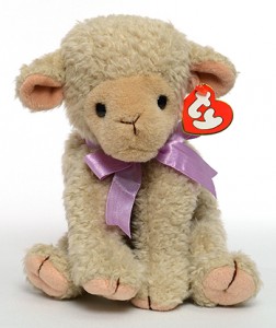 Lovie the Lamb was a hit in hospitals for sick children. 