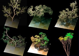 Language-Generated Trees
