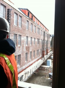The brickwork is now finished, this was taken in mid April as they were wrapping up. It is spectacular! 