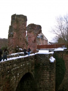 These were the castle ruins. You can just imagine how beautiful it once was!