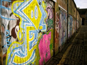 I was surprised to find so much graffiti, but it was fun to photograph all the colors!