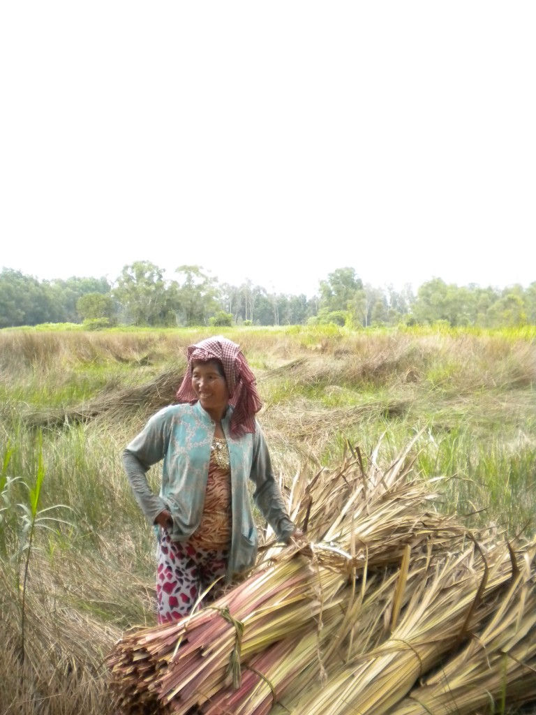 Farmer working at the Biodiversity Center