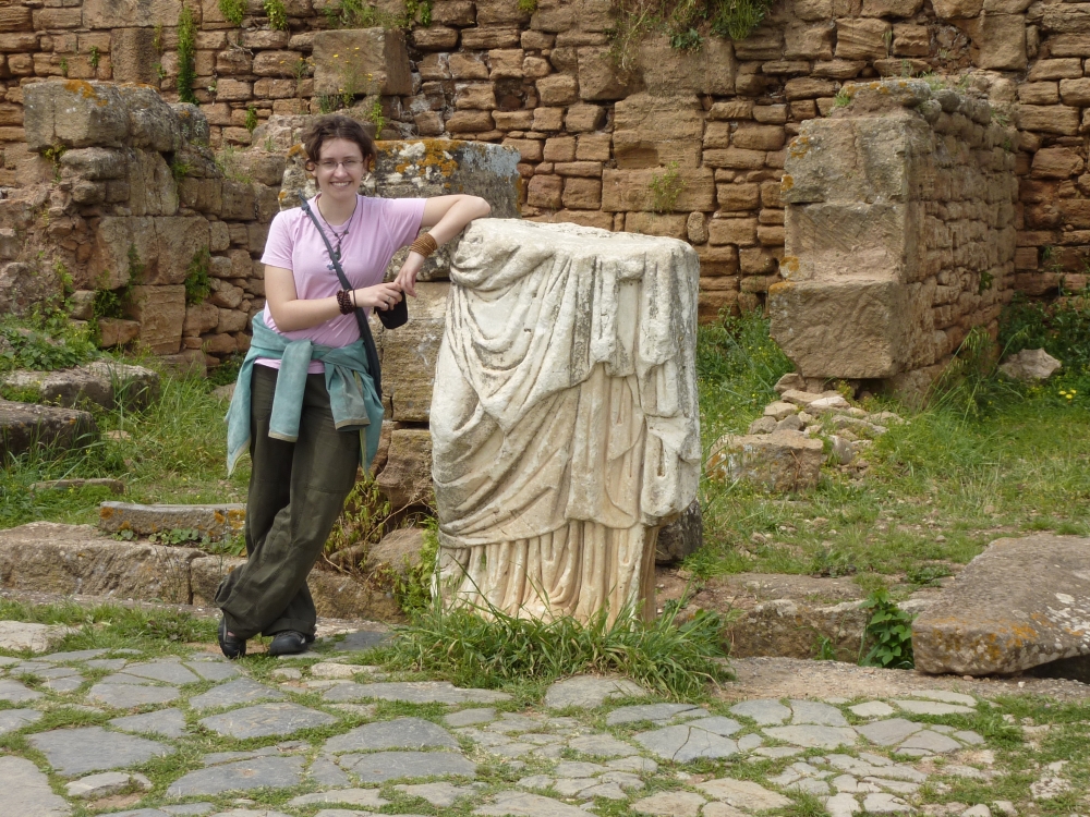 Me in the Roman ruins; not related to this blog post, but I dont really have pictures of teaching english...