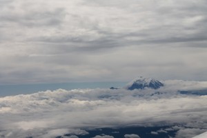 Rainier from my flight out of Seattle