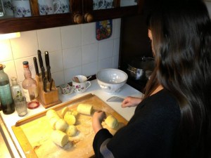 Making Potato Dumplings in Plzen