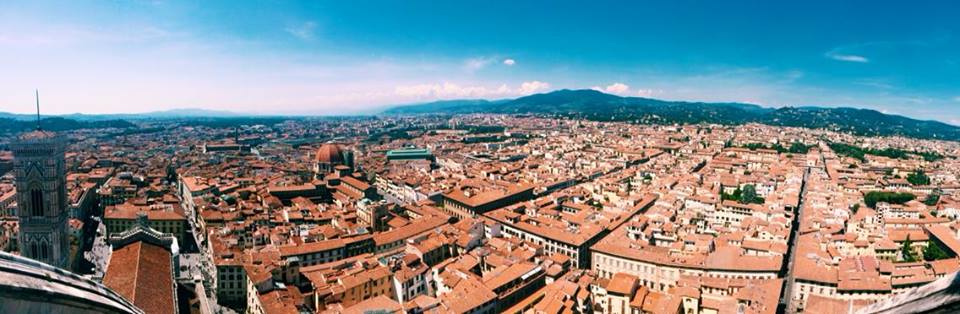 463 steps later... and I had this view of Florence from atop the Duomo. Incredible.