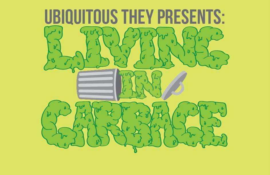 Our awesomely gross logo for the show's posters, courtesy of Michelle Leatherby