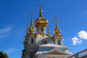 Golden cupolas that capture the glare of the sun, according to one of our professors, "a Russian representation of God's divinity."