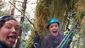 STOKED TO BE IN A TREE!