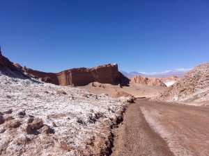The mystical "Valle de la Luna" in the Atacama desert