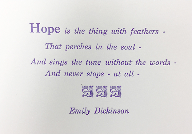 poetry essay hope is a thing with feathers